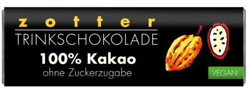 ZOTTER - Trinkschokolade 100% Kakao