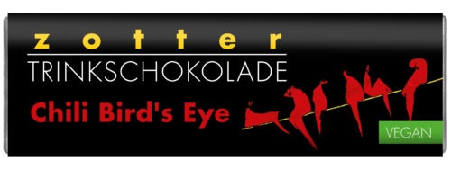 ZOTTER - Trinkschokolade Chili Bird´s Eye