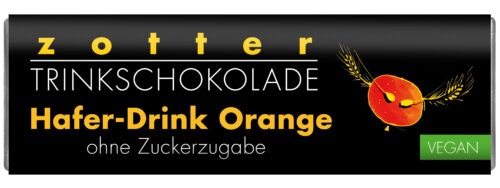 ZOTTER - Trinkschokolade Hafer-Drink Orange